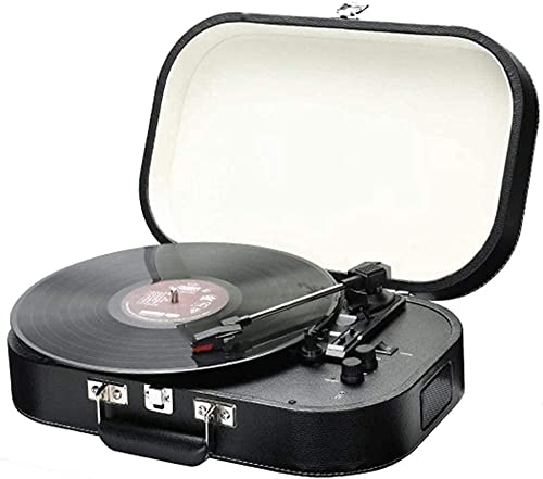 YTGDBDG Gramophone, Tourne-Disque Vinyle Bluetooth Vintage Tourne-Disque Valise Portable 3 Vitesses - Les Beatles, Paul McCartney, John Lennon, RIngo Starr, George Harrison YTGDBDG Gramophone, Tourne-Disque Vinyle Bluetooth Vintage Tourne-Disque Valise Portable 3 Vitesses