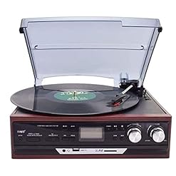 Tourne-disques, boîte à Musique, Platine Vinyle sans Fil, Haut-parleurs du système Hi-FI, Lecteur de Disque Vinyle, Cartouche magnétique stéréo, BL (phonographe Vintage) (Marron ta - Les Beatles, Paul McCartney, John Lennon, RIngo Starr, George Harrison