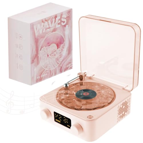 Lecteur Vinyle Bluetooth – Tourne Disque Bluetooth – avec Lumineuse et Heure – 4 Modes Soutien TF AUX – USB 1500mAh 10M – Style Marin Haut-Parleur Bluetooth – Cadeaux Décoration (Rose) - Les Beatles, Paul McCartney, John Lennon, RIngo Starr, George Harrison Lecteur Vinyle Bluetooth - Tourne Disque Bluetooth - avec Lumineuse et Heure - 4 Modes Soutien TF AUX - USB 1500mAh 10M - Style Marin Haut-Parleur Bluetooth - Cadeaux Décoration (Rose)