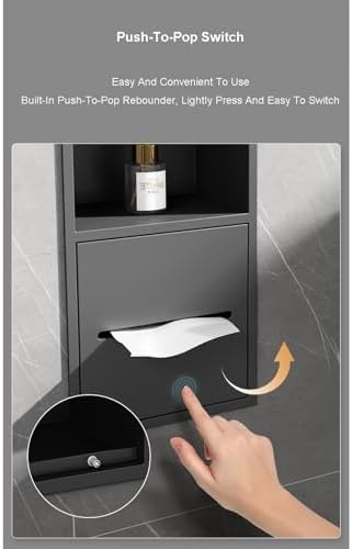 Space-Saving Stainless Steel Towel Dispenser with Open Shelf for Commercial Use