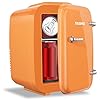   YASHE-Mini-Fridge-4-Liter-6-Cans-Skincare-Fridge-for-Bedroom-110V-AC-12V-DC-Thermoelectric-Cooler-and-Warmer-for-Drink-Office-Car-Orange