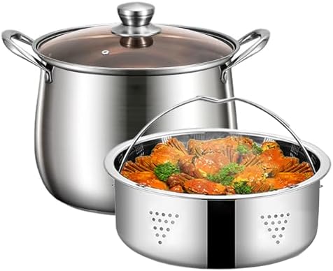 Stainless Steel Seafood Steamer Pot - Cooking Mastery Made Simple