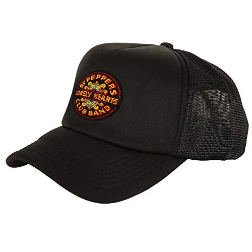 Générique The Beatles Casquette Baseball SGT Pepper Noir - Les Beatles, Paul McCartney, John Lennon, RIngo Starr, George Harrison Générique The Beatles Casquette Baseball SGT Pepper Noir