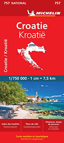 Carte Nationale Croatie / Kroatie