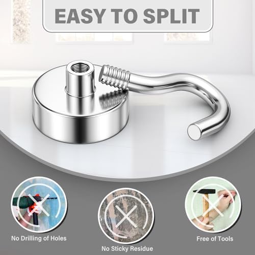 8-Pack 23-Pound Magnetic Hooks