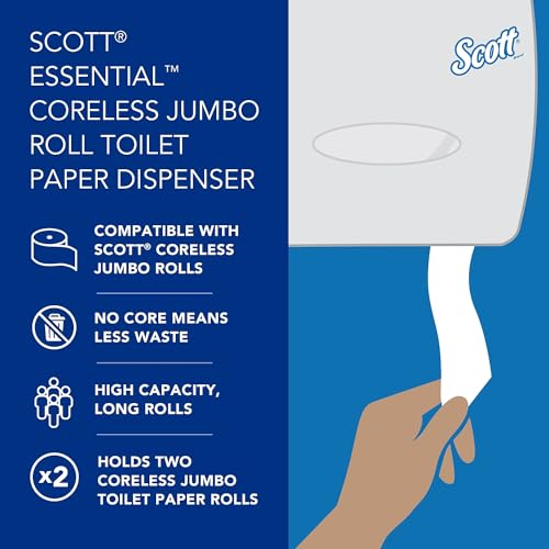 Professional Coreless Twin Toilet Paper Dispenser