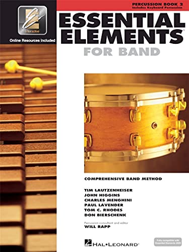 Essential Elements for Band - Book 2 with EEi: Percussion/Keyboard Percussion (Book/Online Media) (Percussion, Book 2)