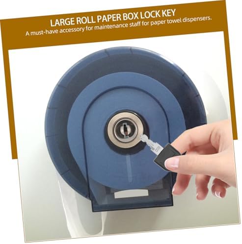 Stainless Steel Paper Dispenser Lock Key for Commercial Use