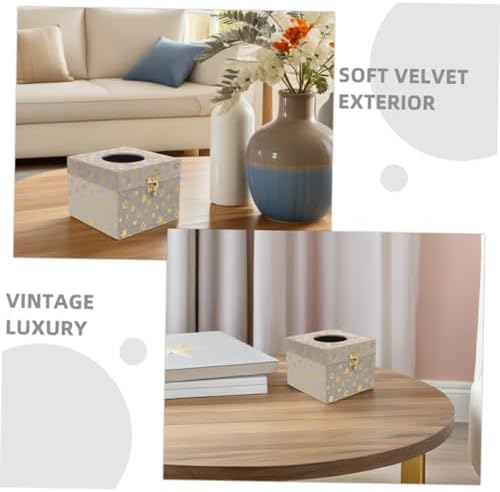 Stylish Vintage Wooden Tissue Box