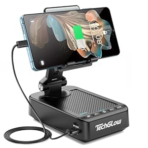 TechGlow Foldable Cellphone Stand w...