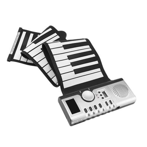 Clavier De Piano Enroulable À 61 Touches Piano Électronique Portable En Silicone Souple Avec Touches De Piano Noires Et Blanches - Les Beatles, Paul McCartney, John Lennon, RIngo Starr, George Harrison Clavier De Piano Enroulable À 61 Touches Piano Électronique Portable En Silicone Souple Avec Touches De Piano Noires Et Blanches