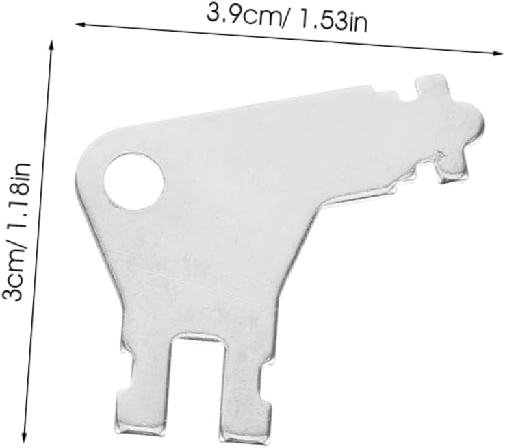 SAFIGLE 5-Piece Toilet Tissue Dispenser Key Set