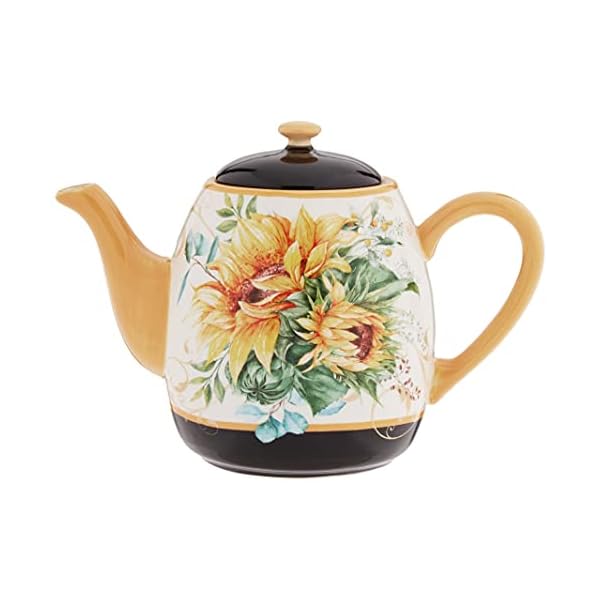   Certified-International-Sunflower-Fields-40-oz-Teapot-Multi-Colored