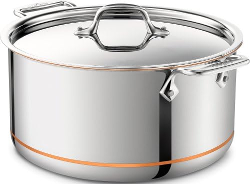 All-Clad Copper Core 8 Quart Stockpot Induction Safe
