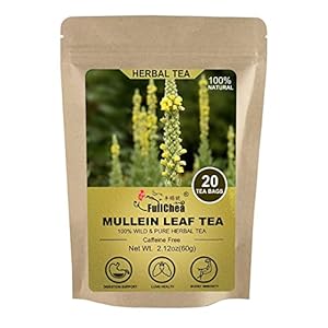 FullChea -Mullein Leaf Tea Bags, 20...