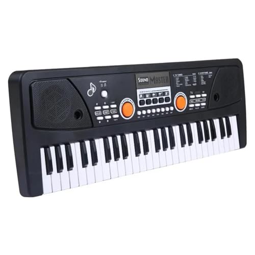 Clavier Électronique Microphone 49 Touches Matériau ABS USB Piano Électrique Musique Clavier Électronique 16 Tons 8 Rythmes 6 Morceaux De Démonstration Musique - Les Beatles, Paul McCartney, John Lennon, RIngo Starr, George Harrison Clavier Électronique Microphone 49 Touches Matériau ABS USB Piano Électrique Musique Clavier Électronique 16 Tons 8 Rythmes 6 Morceaux De Démonstration Musique