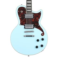 D’Angelico Premier Atlantic Sky Blue guitare électrique avec housse - Les Beatles, Paul McCartney, John Lennon, RIngo Starr, George Harrison