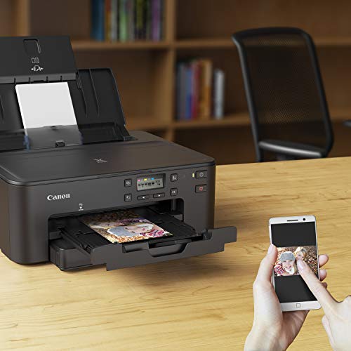 Canon PIXMA TS705 Drucker Tintenstrahl DIN A4 (WLAN, LAN, 5 separate Tinten, automatischer Duplexdruck, 2 Papierzuführungen, Papierkassette 250 Blatt, Apple AirPrint), schwarz – Bild 8