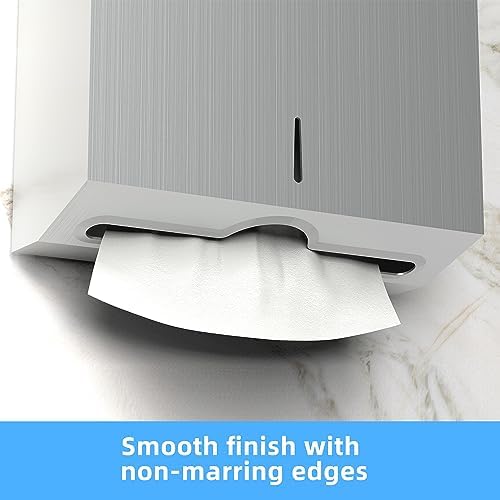 TOBEFORT Commercial Wall Mount Paper Towel Dispenser Large Capacity Rust-Proof