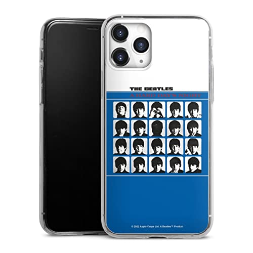 DeinDesign Coque Slim Compatible avec Apple iPhone 11 Pro Coque Ultra Fine Coque en Silicone Ultra Fine A Hard Day’s Night Musique The Beatles - Les Beatles, Paul McCartney, John Lennon, RIngo Starr, George Harrison DeinDesign Coque Slim Compatible avec Apple iPhone 11 Pro Coque Ultra Fine Coque en Silicone Ultra Fine A Hard Day's Night Musique The Beatles