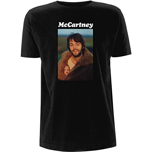 Rock Off officially licensed products Paul Mccartney Mccartney Photo Officiel T-Shirt Hommes Unisexe - Les Beatles, Paul McCartney, John Lennon, RIngo Starr, George Harrison Rock Off officially licensed products Paul Mccartney Mccartney Photo Officiel T-Shirt Hommes Unisexe