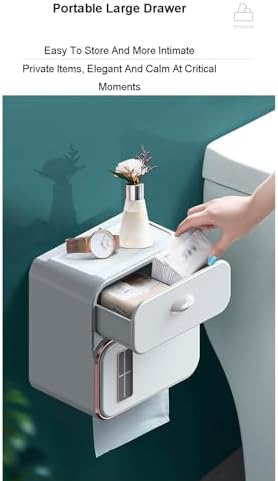 Space-Saving Wall-Mounted Toilet Paper Dispenser