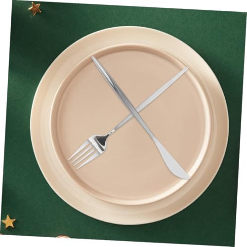 GARVALON Gold Plated Fork Set 5pc Elegant Stainless Steel