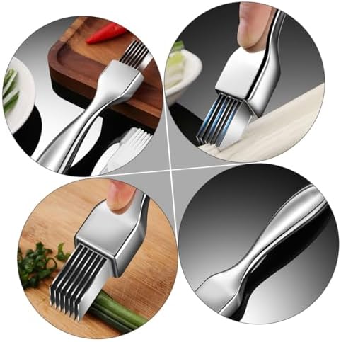 2-Piece stainless steel scallion cutters