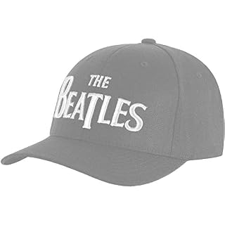 The Beatles Casquette de baseball White Drop T Logo Gris - Les Beatles, Paul McCartney, John Lennon, RIngo Starr, George Harrison