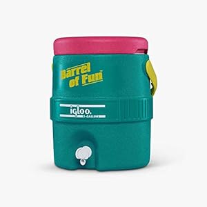 Igloo 2-Gallon Retro Party Water Jug Cooler, Jade Igloo 2 Gallon Retro Party Water Jug Cooler Jade