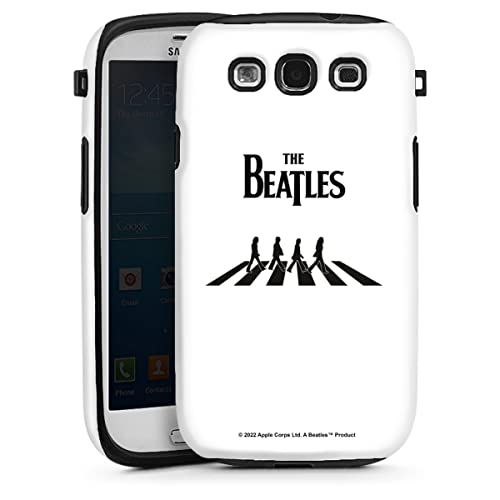 DeinDesign Coque Compatible avec Samsung Galaxy S3 Coque renforcée Coque Antichoc The Beatles Abbey Road Musique - Les Beatles, Paul McCartney, John Lennon, RIngo Starr, George Harrison DeinDesign Coque Compatible avec Samsung Galaxy S3 Coque renforcée Coque Antichoc The Beatles Abbey Road Musique
