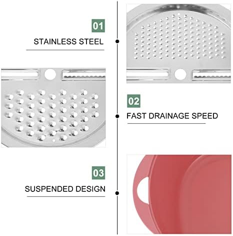 MOLUCKFU Rice Washing Filter with Strainer Bowl 1