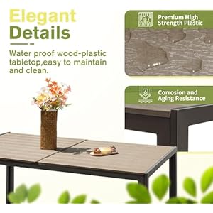   Homall-Patio-Dining-Set-7-Pieces-Outdoor-Furniture-with-Large-Table-and-6-Textilene-Chairs-for-Porch-Brown