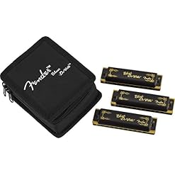 Fender© »Blues DeVille » Harmonicas – 3-Pack – Incl. Case - Les Beatles, Paul McCartney, John Lennon, RIngo Starr, George Harrison