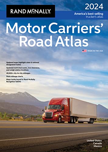 Motor Carriers' Road Atlas 2024 (The Rand McNally Motor Carriers' Road Atlas)