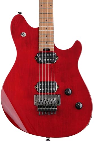 EVH Wolfgang WG Standard Quilt Maple Wine Red – Guitare Électrique - Les Beatles, Paul McCartney, John Lennon, RIngo Starr, George Harrison EVH Wolfgang WG Standard Quilt Maple Wine Red - Guitare Électrique