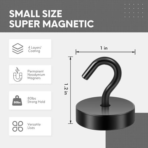 Neosmuk Magnetic Hooks for Cruise Ship Essentials