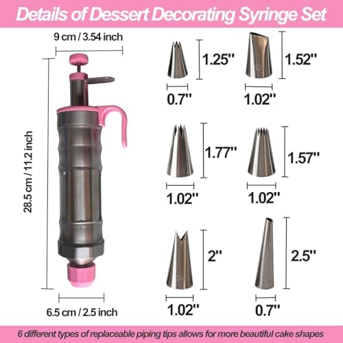 Dessert Decorating Set Versatile Piping Tools for Baking Creations