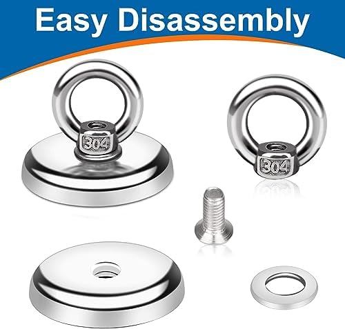 E BAVITE 20 Pack Magnetic Hooks 100 LB Heavy Duty