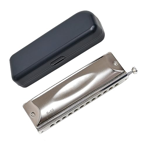 Instrument D’harmonica Chromatique Portable 16 Trous/12 Trous Avec Étui Et Tissu Ensemble Harmonica (Color : 12 holes) - Les Beatles, Paul McCartney, John Lennon, RIngo Starr, George Harrison Instrument D'harmonica Chromatique Portable 16 Trous/12 Trous Avec Étui Et Tissu Ensemble Harmonica (Color : 12 holes)