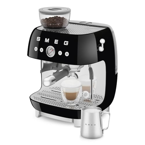 Smeg-Semi-Automatic-Espresso-Machine-Black Smeg Semi Automatic Espresso Machine Black