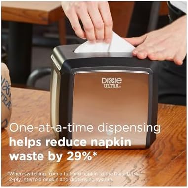 EasyNap 32017 Embossed 2-Ply Cocktail Napkins 65x5 Brown 6000CT