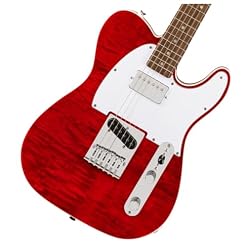 Squier Affinity FMT SH CRT Crimson Red Transparent – Guitare Électrique - Les Beatles, Paul McCartney, John Lennon, RIngo Starr, George Harrison