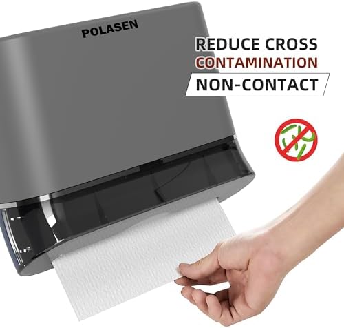 Compact Wall-Mount Dispenser for Z-Fold Paper Towels