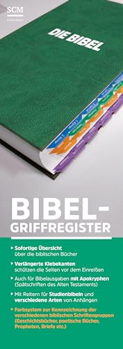 Bibel-Griffregister mit Farbsystem