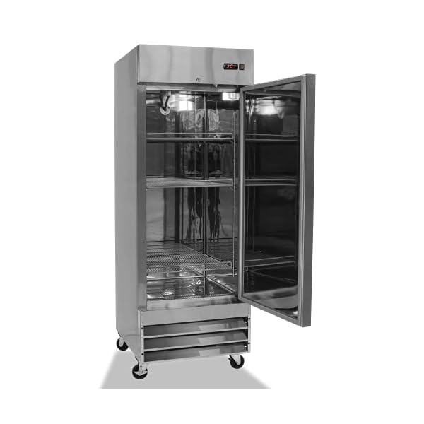   FSE-29-Inch-Single-Door-Commercial-Reach-in-Refrigerator-23-Cubic-Feet-Stainless-Steel-115-v-MRRF-1D