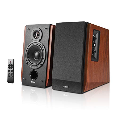 Enceintes de Bibliothèque Sans Fil actives Edifier R1700BTs-Bluetooth v5.0, 2.0, pour Moniteur de Studio en Champ Proche -66 W RMS avec Sortie de Ligne de Caisson de Basses-Boîtier en Bois - Les Beatles, Paul McCartney, John Lennon, RIngo Starr, George Harrison Enceintes de Bibliothèque Sans Fil actives Edifier R1700BTs-Bluetooth v5.0, 2.0, pour Moniteur de Studio en Champ Proche -66 W RMS avec Sortie de Ligne de Caisson de Basses-Boîtier en Bois