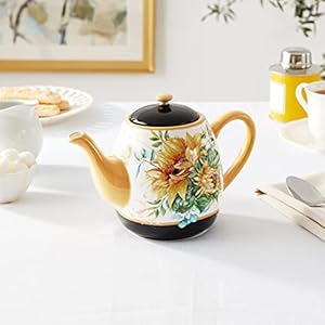   Certified-International-Sunflower-Fields-40-oz-Teapot-Multi-Colored