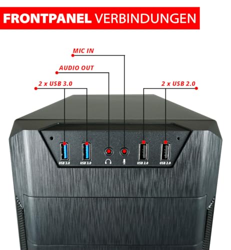 Ultra Intel i7 PC - Schneller Rechner + Computer für Büro & Home Office mit 16GB DDR3 RAM/Arbeitsspeicher - 512GB SSD - DVD+RW - USB3.0 - WiFi 600 und Bluetooth 5 - Win 11 Pro – Bild 5