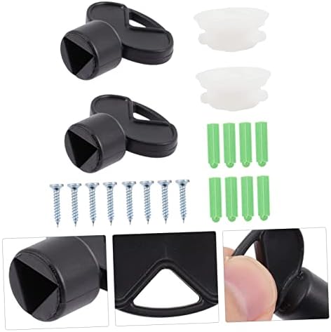 BUGUUYO 5-Set Stone-Clear Plastic Key Dispenser